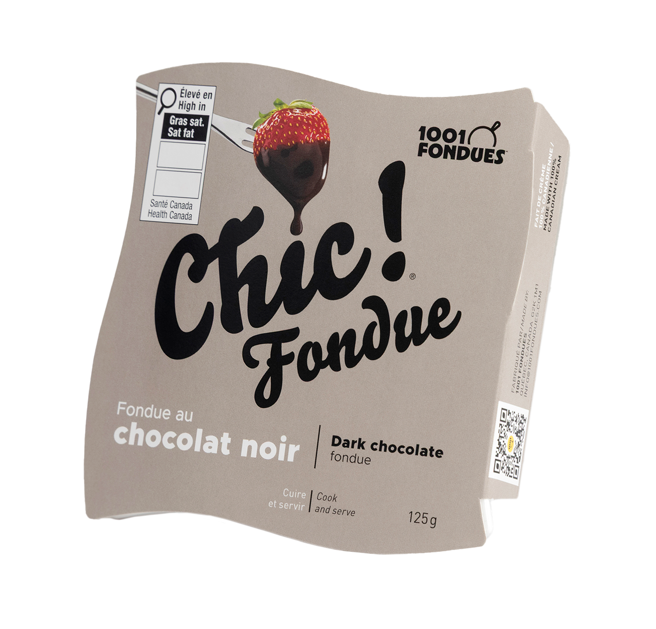 Chic! Fondue au chocolat noir - 